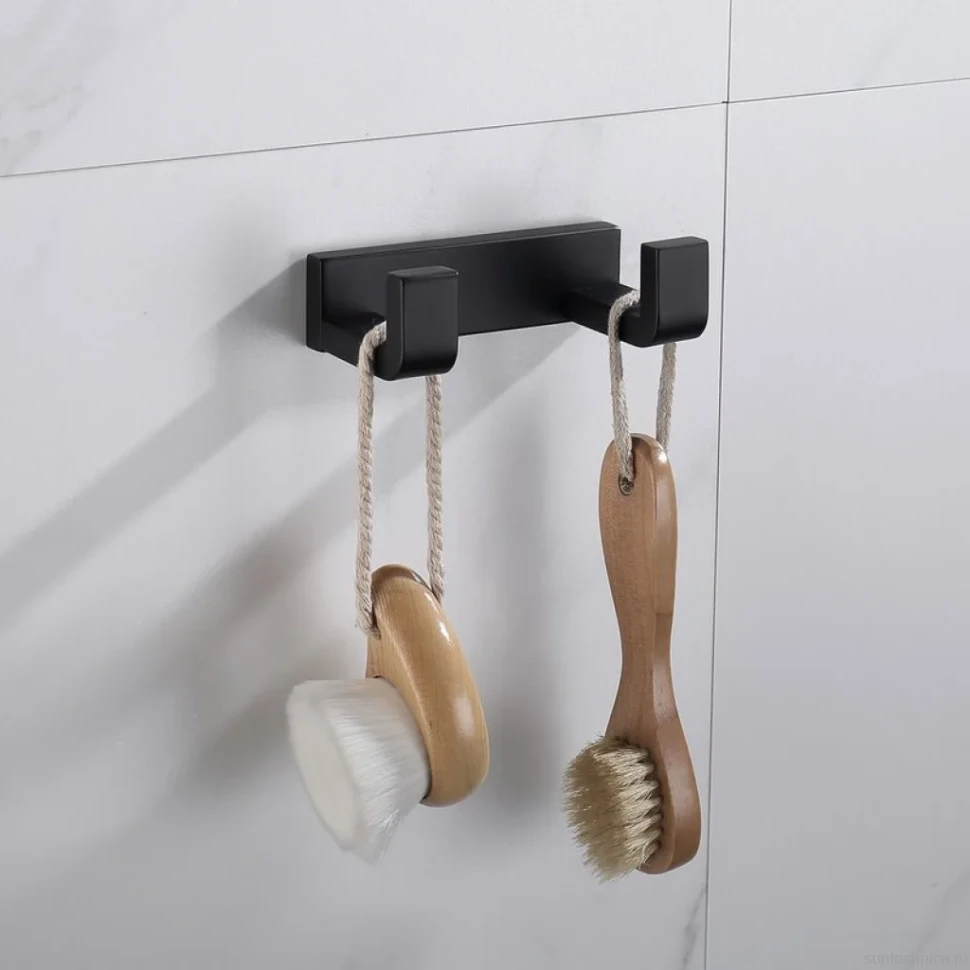 Крючок Abber Westen AA1750B матовый черный, на шурупах