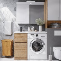 Мебель для ванной комнаты AQUATON Лондри 40 L, дуб сантана