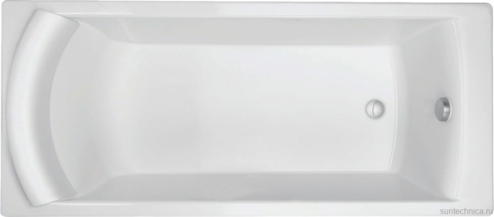 Чугунная ванна Jacob Delafon Biove E2930 170x75 см, встраиваемая, белая, на ножках