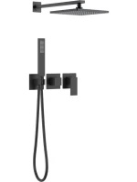 Душевой комплект Timo Selene SX-2169/03SM С ВНУТРЕННЕЙ ЧАСТЬЮ, черный