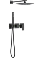 Душевой комплект Timo Selene SX-2169/03SM С ВНУТРЕННЕЙ ЧАСТЬЮ, черный