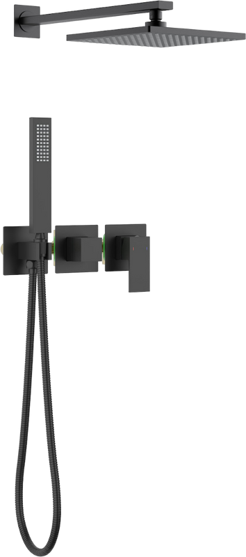 Душевой комплект Timo Selene SX-2169/03SM С ВНУТРЕННЕЙ ЧАСТЬЮ, черный