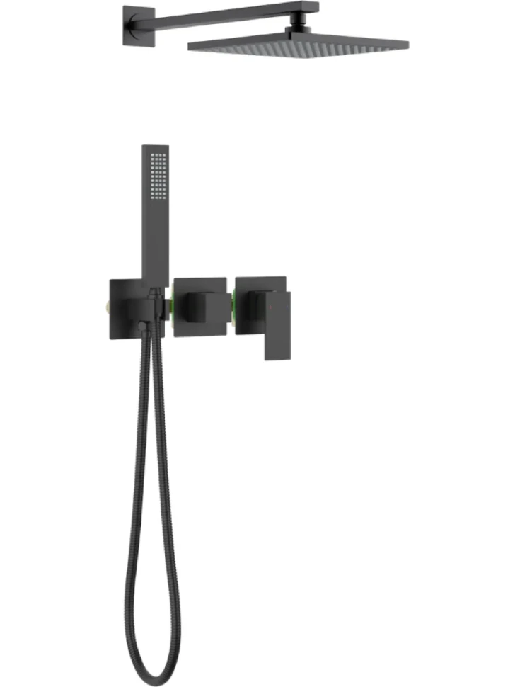 Душевой комплект Timo Selene SX-2169/03SM С ВНУТРЕННЕЙ ЧАСТЬЮ, черный