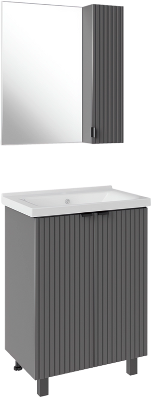 Мебель для ванной комнаты ASB-Mebel Дора 60 серая