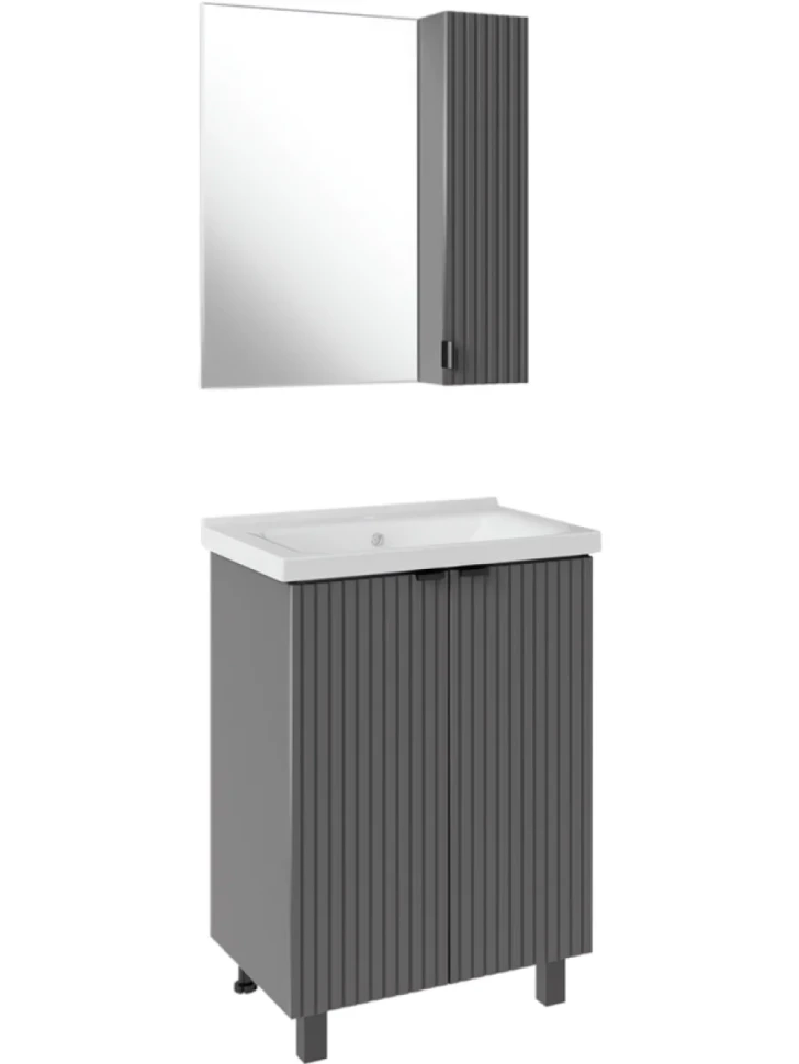 Мебель для ванной комнаты ASB-Mebel Дора 60 серая