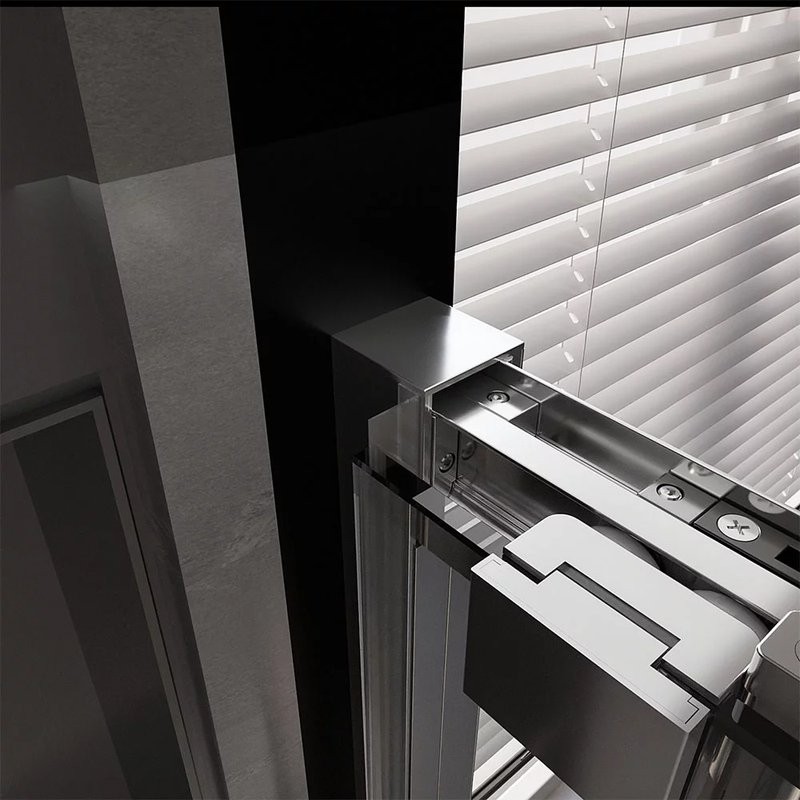 Душевой уголок Veconi Premium Trento PTC-SP-30CH 120x90, профиль хром, стекло прозрачное