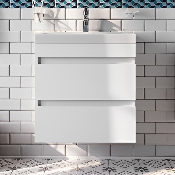 Тумба с раковиной IDDIS Zodiac 60 подвесная, с ящиками