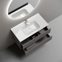 Тумба с раковиной Sancos Snob R 90 doha soft, раковина CN7002