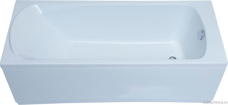 Акриловая ванна Aquanet Roma 170x70 см, встраиваемая, белая, с каркасом