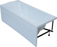 Акриловая ванна Aquanet Roma 170x70 см, встраиваемая, белая, с каркасом