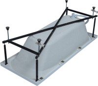 Акриловая ванна Aquanet Roma 170x70 см, встраиваемая, белая, с каркасом