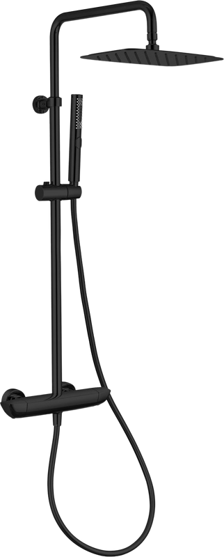 Душевая стойка Allen Brau Infinity 5.21032-31 с термостатом черная