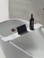 Столик на ванну Abber Stein AS1601 матовый белый