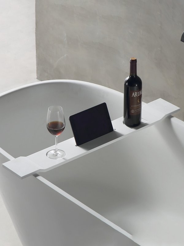 Столик на ванну Abber Stein AS1601 матовый белый