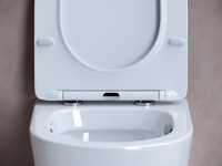 Комплект Унитаз подвесной Ceramicanova Balearica CN6000 безободковый, с микролифтом + Инсталляция Envision CN1002B + Кнопка Flat, матовая черная