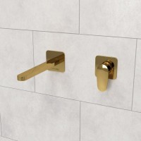 Смеситель для раковины Wasserkraft Neckar A2151.279 С ВНУТРЕННЕЙ ЧАСТЬЮ, золото
