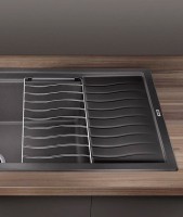 Комплект Мойка Blanco Elon 45S 524814 антрацит + Смеситель Grohe Eurosmart