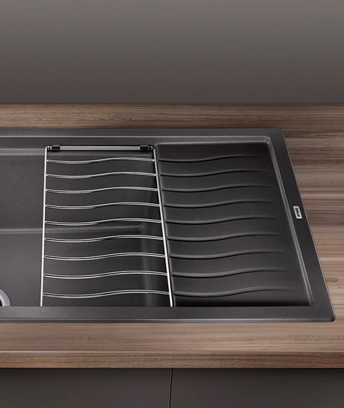 Комплект Мойка Blanco Elon 45S 524814 антрацит + Смеситель Grohe Eurosmart