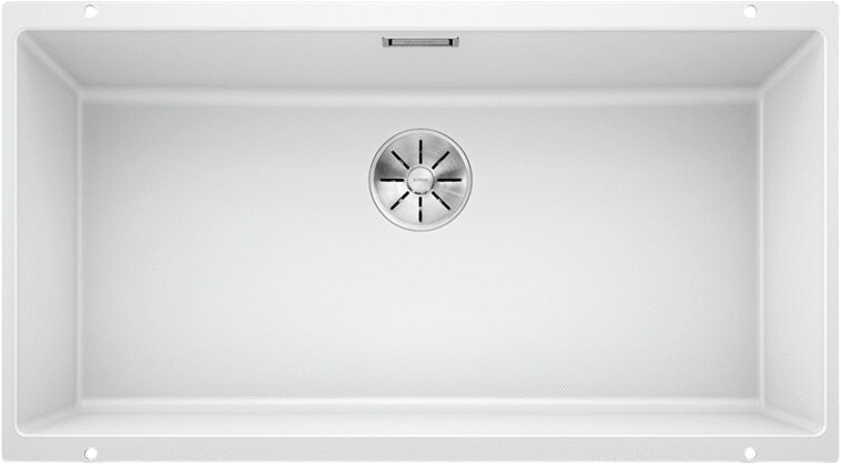 Комплект Мойка Blanco Subline 800-U белая + Смеситель Grohe Minta 3291800E хром