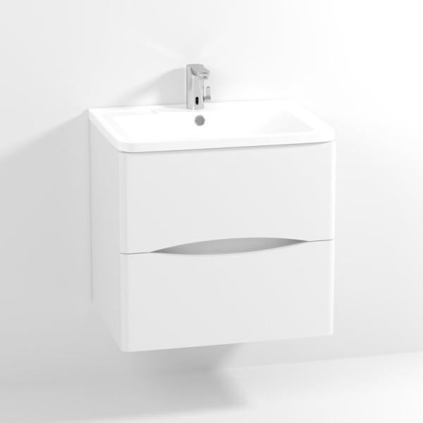 Тумба под раковину Vod-Ok Adel 60 подвесная, белая