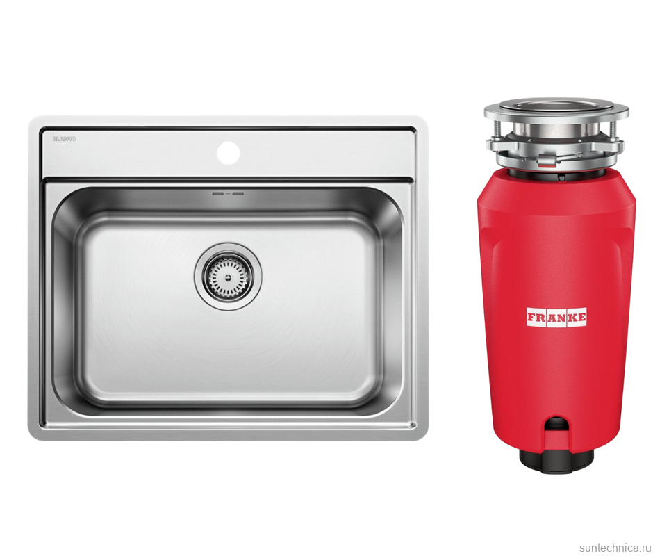 Комплект Мойка Blanco Lemis 6-IF 525108 + Измельчитель Franke