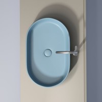 Накладная раковина Ceramicanova Element CN6048ML голубая матовая