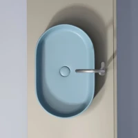 Накладная раковина Ceramicanova Element CN6048ML голубая матовая