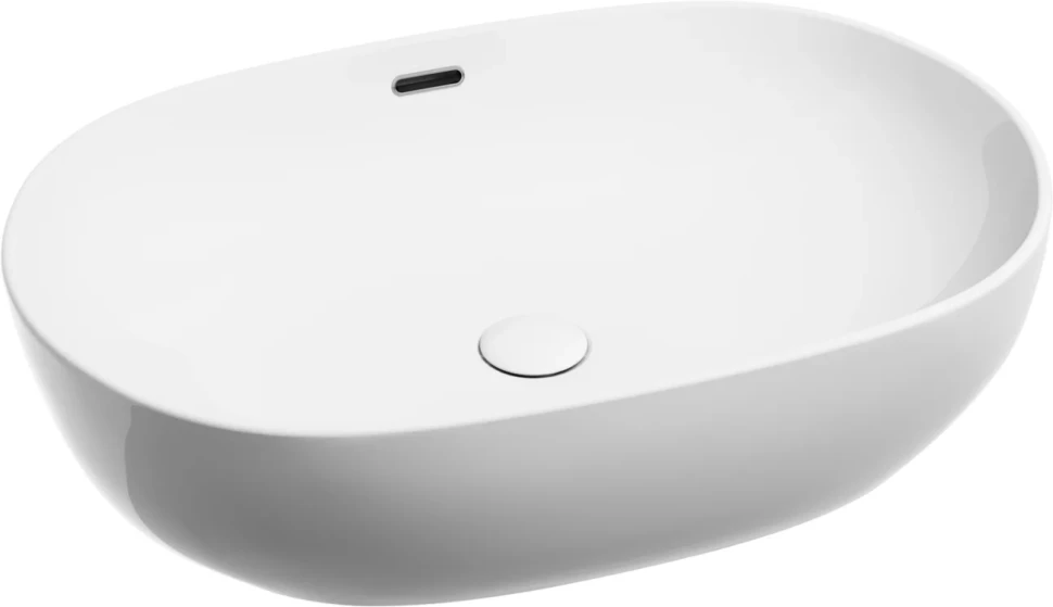 Накладная раковина Ceramicanova Element CN6064 белая глянцевая