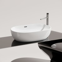 Накладная раковина Ceramicanova Element CN6064 белая глянцевая