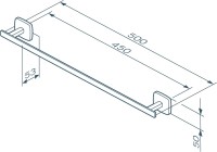 Набор Полотенцедержатель AM.PM Gem A90346422 + Ершик A9033422 + Держатель A90341422 Набор Полотенцедержатель AM.PM Gem A90346422 + Ершик A9033422 + Держатель A90341422