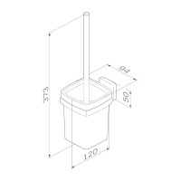 Набор Полотенцедержатель AM.PM Gem A90346422 + Ершик A9033422 + Держатель A90341422 Набор Полотенцедержатель AM.PM Gem A90346422 + Ершик A9033422 + Держатель A90341422