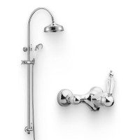 Душевой комплект Смеситель для душа Boheme Brillante Ripresa 344 + Стойка