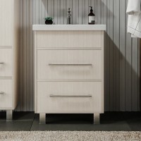 Тумба с раковиной Бриклаер Чили 60 светлая лиственница С