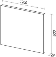 Зеркало Sanvit Панорама 120