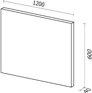 Зеркало Sanvit Панорама 120