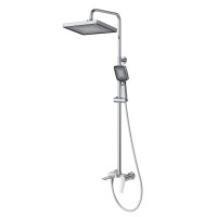 Душевая стойка Cezares Liner CVD-01 со смесителем и изливом, хром