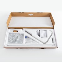 Душевая стойка Cezares Liner CVD-01 со смесителем и изливом, хром