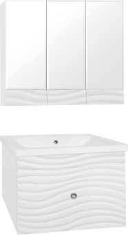 Мебель для ванной Style Line Вероника 80 Люкс Plus, белая