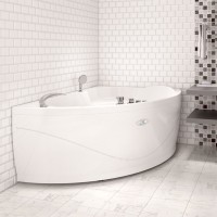 Акриловая ванна Radomir Vannesa Massage 2-75-2-1-0-218 Алари классик, L 170x120 см, угловая, левая, пристенная, с гидромассажем, белая, асимметричная, с каркасом, с экраном, с сиденьем, со сливом-переливом