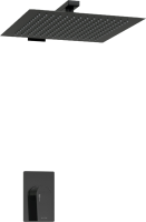 Душевой комплект Wasserkraft Glan A66181 С ВНУТРЕННЕЙ ЧАСТЬЮ, черный