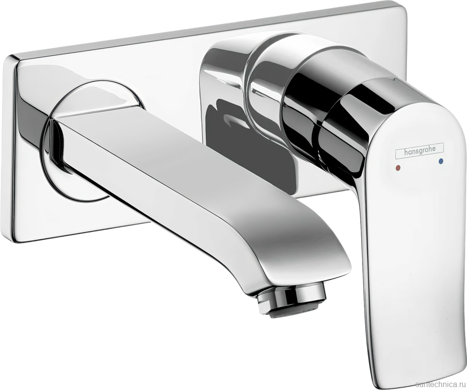 Смеситель для раковины Hansgrohe Metris 31086000 С ВНУТРЕННЕЙ ЧАСТЬЮ хром
