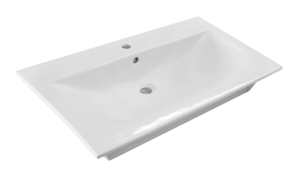 Мебельная раковина Sanita luxe WB.FN/Breeze/80-C/WHT.G/S1 белая