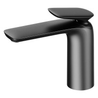 Смеситель для раковины металл Gun Metal, AQUAme Como AQM6510GM Смеситель для раковины металл Gun Metal, AQUAme Como AQM6510GM