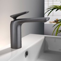 Смеситель для раковины металл Gun Metal, AQUAme Como AQM6510GM Смеситель для раковины металл Gun Metal, AQUAme Como AQM6510GM