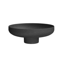 Накладная раковина KERAMA MARAZZI Morocco Safi 46 черный камень, круглая, фаянс