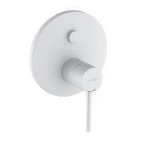 Душевой комплект Kludi Bozz 386585376 С ВНУТРЕННЕЙ ЧАСТЬЮ, белый матовый