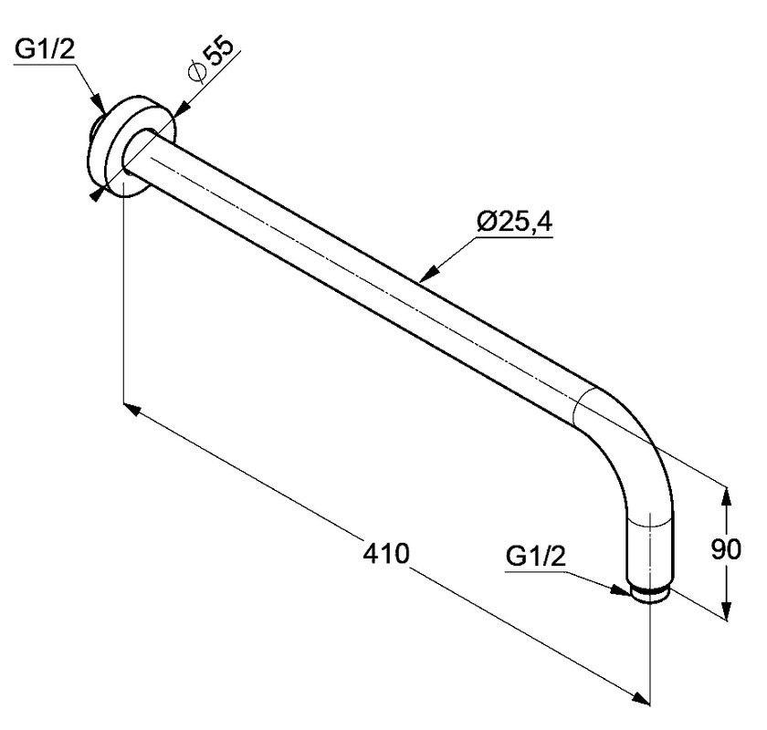 Душевой комплект Kludi Bozz 386585376 С ВНУТРЕННЕЙ ЧАСТЬЮ, белый матовый