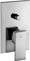 Комплект для ванной Paffoni Elle KITZEL015CR/M С ВНУТРЕННЕЙ ЧАСТЬЮ, верхний душ 20 см, хром