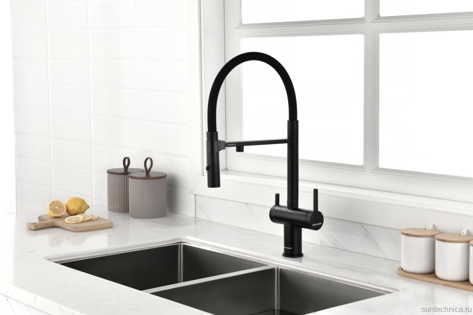 Смеситель для кухни Gravity, антрацит, Gr213888-AN, Starke-Paulmark