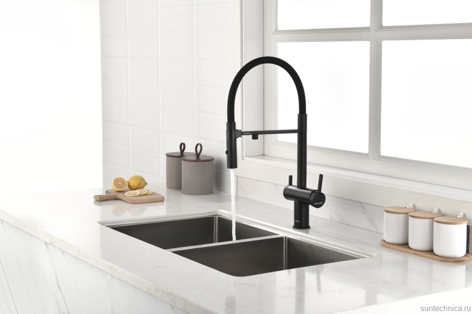 Смеситель для кухни Gravity, антрацит, Gr213888-AN, Starke-Paulmark